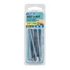 Zenith 3/16" x 75mm Zinc Plated Mushroom Head Bolt And Nut - 10 Pack