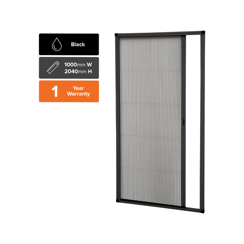 Pillar 2040 x 1000mm Link Screen Pleated Flyscreen Door Bunnings Australia