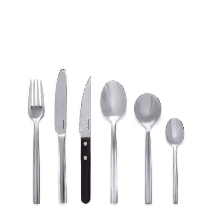 Salt & Pepper Monaco Cutlery Set With Steak Knives - 40 Piece