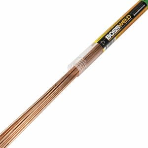 Bossweld 1.6 x 500mm Mild Steel S6 TIG Rod - 20 Stick