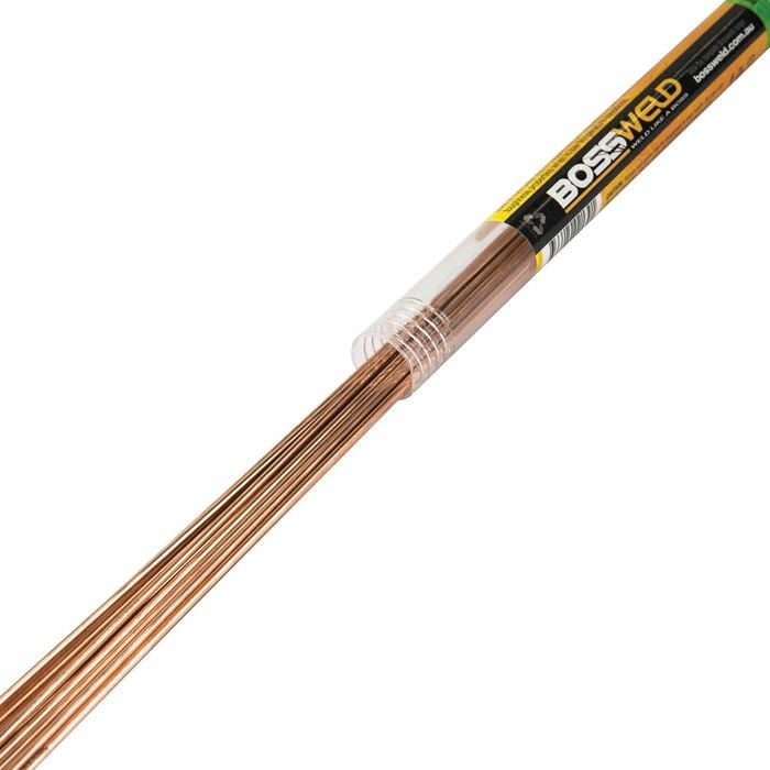 Bossweld 1.6 x 500mm Mild Steel S6 TIG Rod - 20 Stick