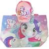 Unicorn Sparkle Kids Swimming Beach Bag 48cm Plus Unicorn Baseball Cap Bundle