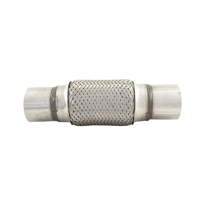 Stainless Steel 2-1/4" Flexible Exhaust Pipe Joint Bellow, 6" Body x 10" Overall