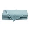 Bianca Heston Cotton Percale Sheet Set Steel Blue Queen