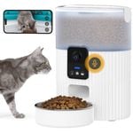 Advwin 3.5L Automatic Pet Feeder 1080P HD Camera Smart Food Dispenser