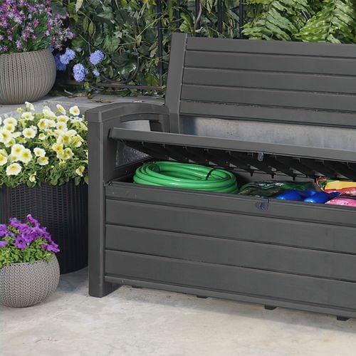 Outdoor storage seat bunnings sale