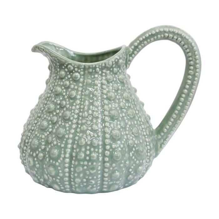 Lvd Animal Ceramic Urchin Jug Home/kitchen Novelty Decor Green