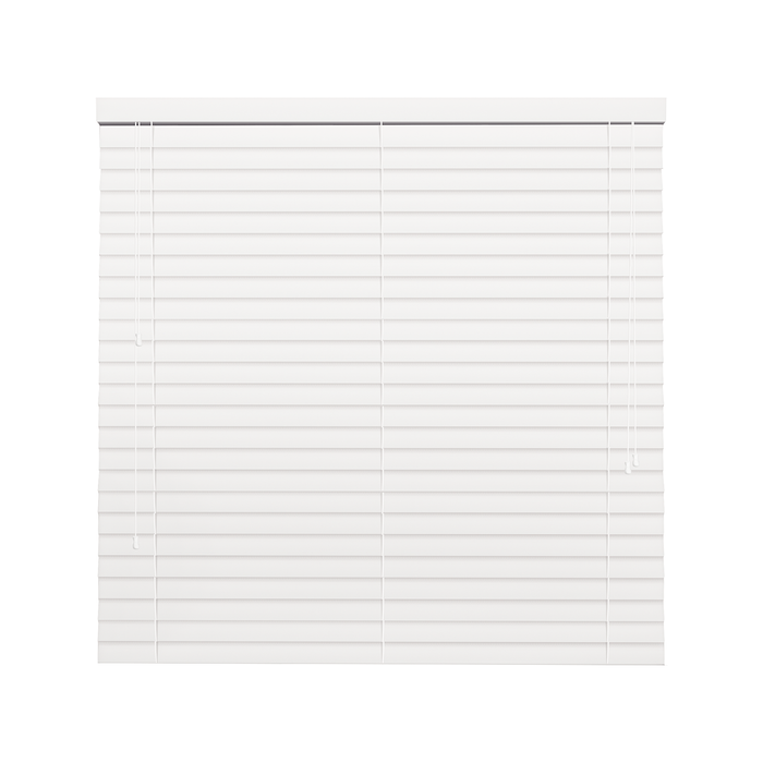 Windoware 63mm 120 x 210cm Crisp White Mayfair PVC Venetian Blind - 1200mm x 2100mm