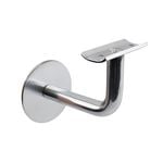 Carinya Chrome Curved Top Angle Handrail Bracket