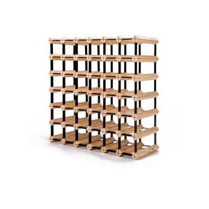 Home Ready 42 Bottle Timber Wine Rack Storage Cellar Organiser