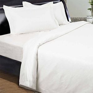 Kingtex 1350TC Quilt Cover Set White Queen