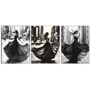 3pcs A model Art Painting Luxurious Print 100% Australian Made 3 x 40x60cm (Metal Print)