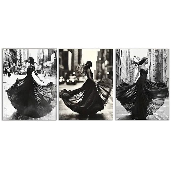 3pcs A model Art Painting Luxurious Print 100% Australian Made 3 x 40x60cm (Metal Print)