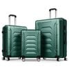 ALFORDSON 3pcs Luggage Trolley Suitcase Set Green