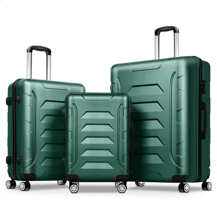 ALFORDSON 3pcs Luggage Trolley Suitcase Set Green
