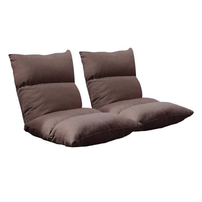 SOGA 2X Lounge Recliner Sofa Bed Chair Coffee