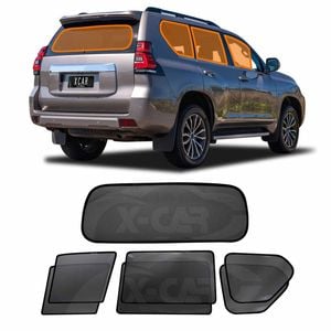 Window Sun Shades for Toyota Prado 150 Series 2009-2024 Rear Windscreen Shade Blind Mesh