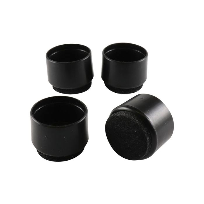 Surface Gard 22mm Round External Felt Based Chair Tips - 4 Pack