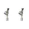 2PK LSA International Flower Single Stem Vase Decorative Vessel 17cm