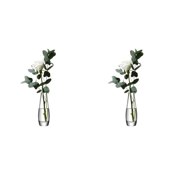 2PK LSA International Flower Single Stem Vase Decorative Vessel 17cm