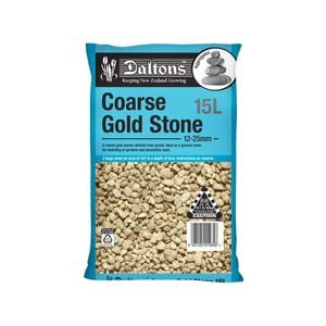 Daltons  15L 12-25mm Coarse Gold Stone 