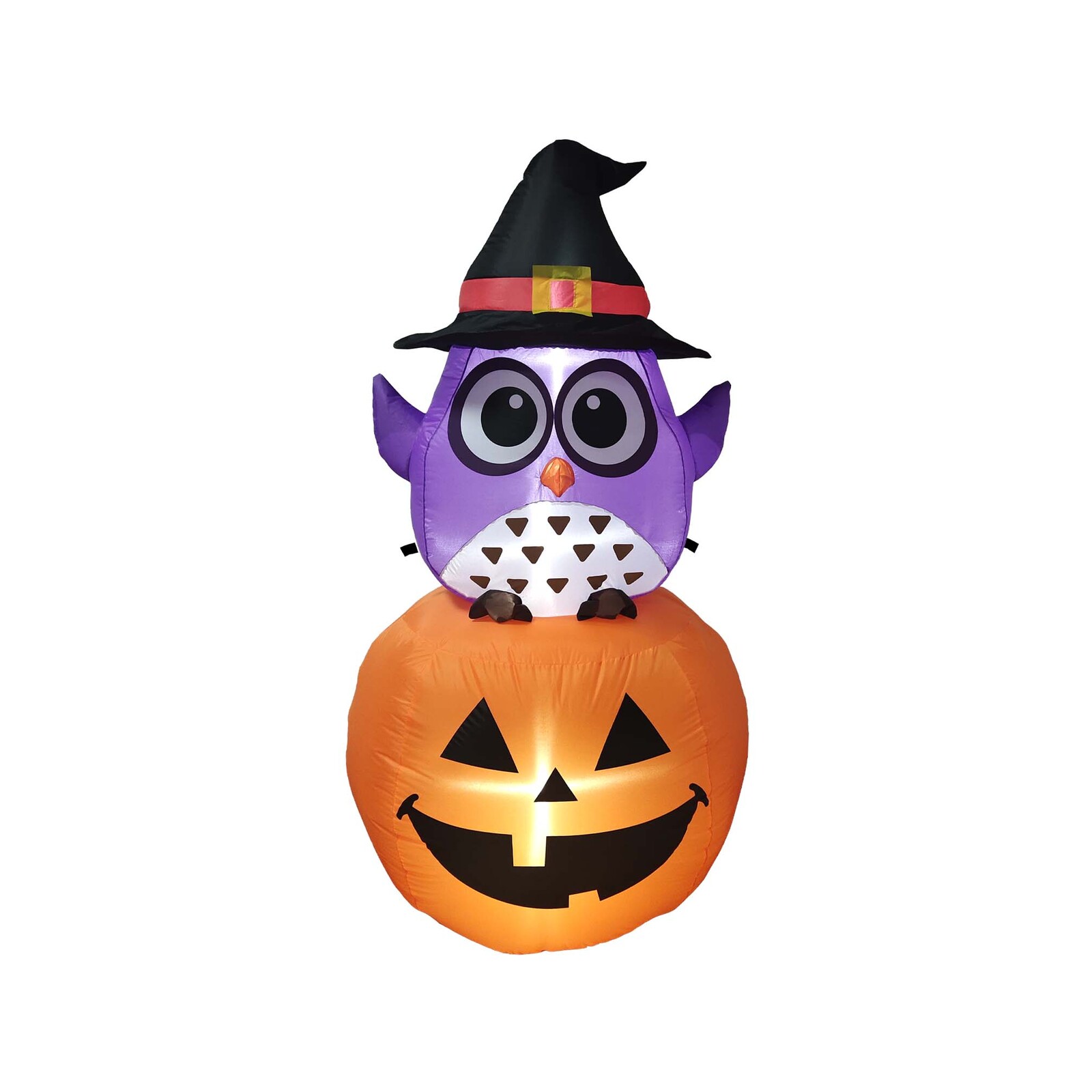 Click 158cm Low Voltage Owl And Jack-O'-Lantern Pumpkin Halloween Inflatable product image