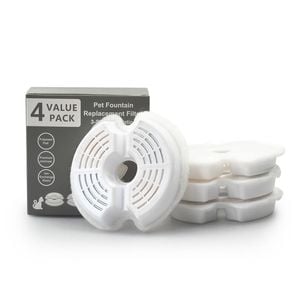 Yes4pets 16x Pet Dog Cat Fountain Filter Replacement Activated Carbon Ion Exchange Triple Filtration System Automatic