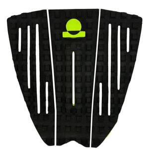 Summer Vibes 3-piece Grom Size Surfboard Tail Pad / Deck Grip / Traction - Yellow