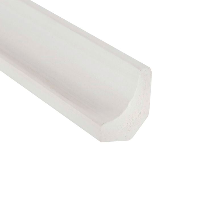 Hanwood 2.4m Scotia White WPC Hybrid Flooring Trim
