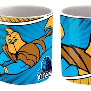 Gold Coast Titans NRL Mascot Design TEAM Ceramic Massive 20oz Coffee Mug Cup