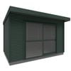 Duratuf 4X2.5X2.63m Permanent Green Kaipara Cabin