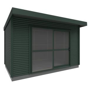 Duratuf 4X2.5X2.63m Permanent Green Kaipara Cabin