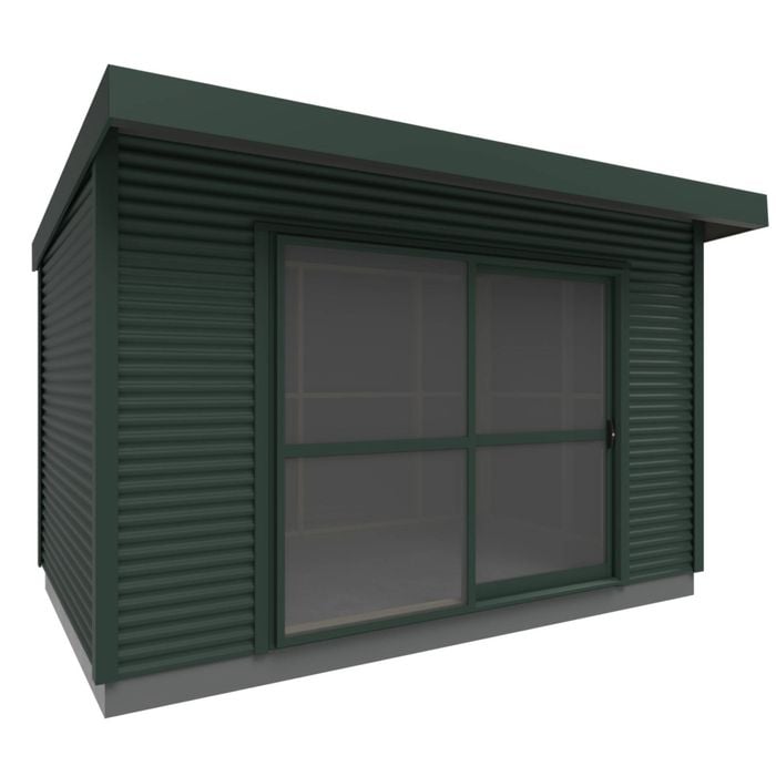 Duratuf 4X2.5X2.63m Permanent Green Kaipara Cabin