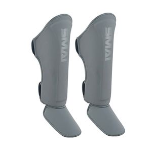 SMAI Elite85 Muay Thai Shin Guards - Grey - L