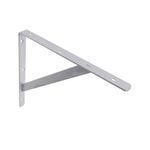 Carinya 300 x 300mm White Heavy Duty Straight Stayed Bracket