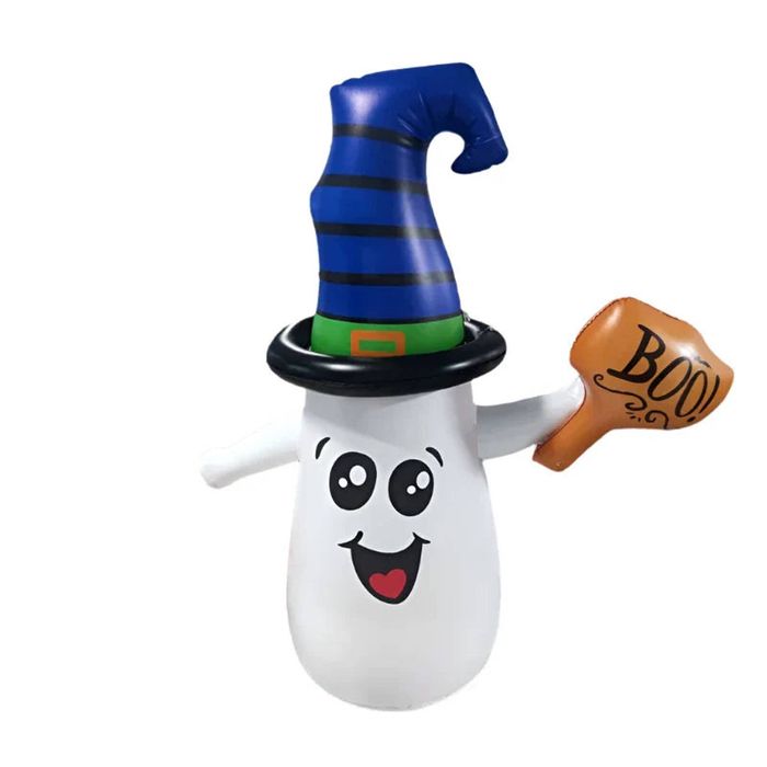 Lifebay Halloween Inflatable Wizard Ghost with LED Lights