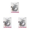 3x 3pc Topchef Stainless Steel Round Pastry Cutter Baking Set 6-8cm Silver