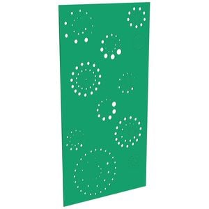 ProtectorAl 300-1200w x 1201-2400h Light Green/Gloss White Fireworks Unframed Composite Deco Panel