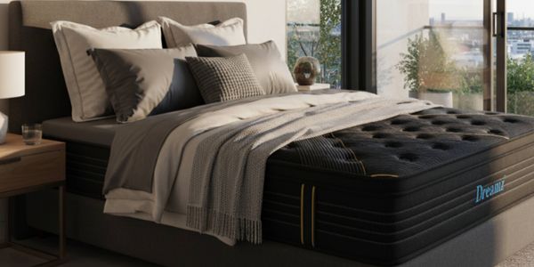 Dreamz SUMMIT 35CM Bamboo Euro Top Egg Foam Spring Mattress - Queen
