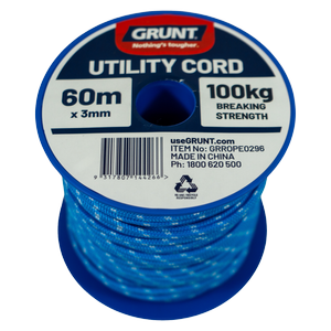 GRUNT 3mm x 60m Utility Cord Roll