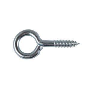 Everhang 20mm Zinc Plated Screw Eye Hook - 10 Pack