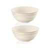 2PK Guzzini Tierra Plastic 12.2cm/348ml Round Bowl Small - White