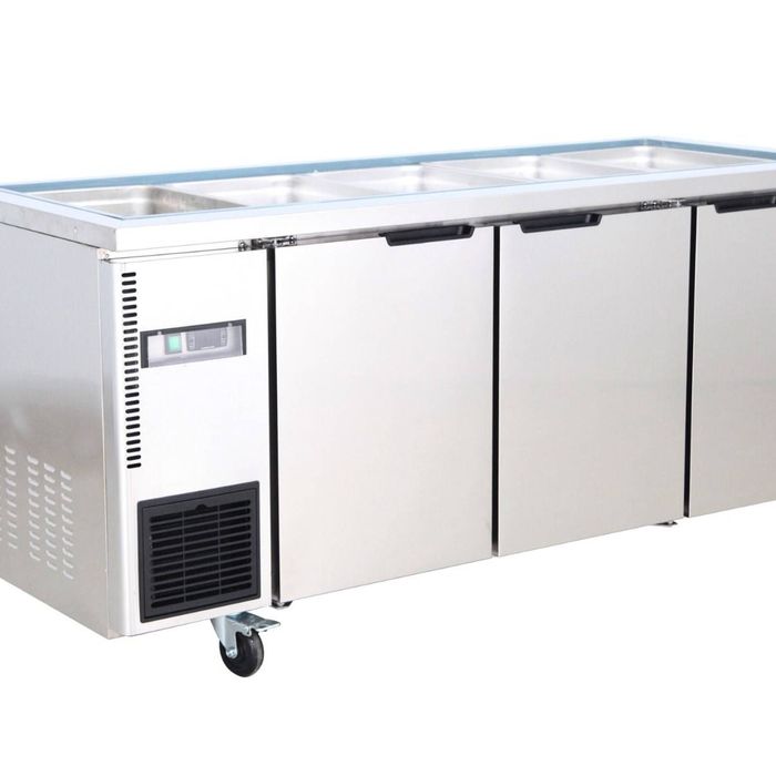 Thermaster 15x1/3 GN pan Ventilated Refrigerated Saladette - TL1800TN-15P