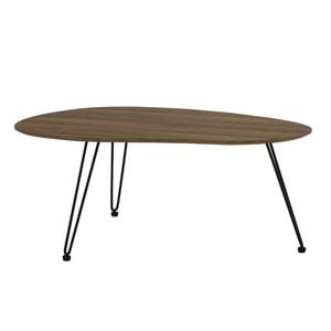 Modern Furniture CORWIN Large Coffee Table 109cm - Walnut
