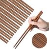 10 Pairs WOODEN CHOPSTICKS Wooden Wood Asian Wedding Dinner Gift High Quality