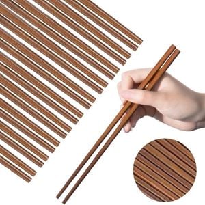 10 Pairs WOODEN CHOPSTICKS Wooden Wood Asian Wedding Dinner Gift High Quality