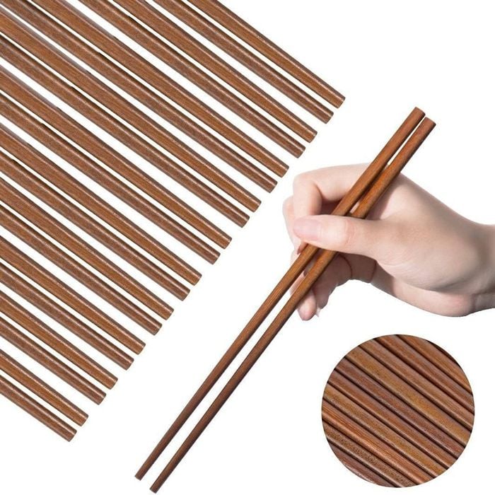 10 Pairs WOODEN CHOPSTICKS Wooden Wood Asian Wedding Dinner Gift High Quality
