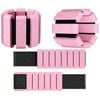 Fohoa 2 Pack Adjustable Ankle Wrist Weights 1lb Each (pink)
