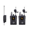 E-Lektron U-2BL UHF 20 Channel Tunable 2x Wireless Bodypack Headset Lavalier Microphone with Mini Plug Receiver