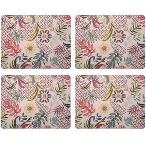 4PK Ladelle Mackay 28x28cm Hardboard/Cork Placemat